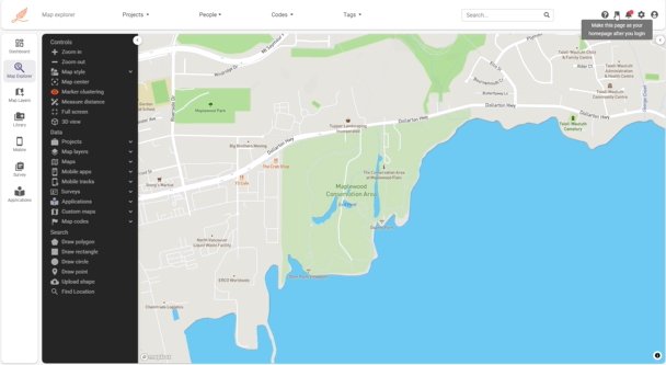 How to bookmark a page as your homepage