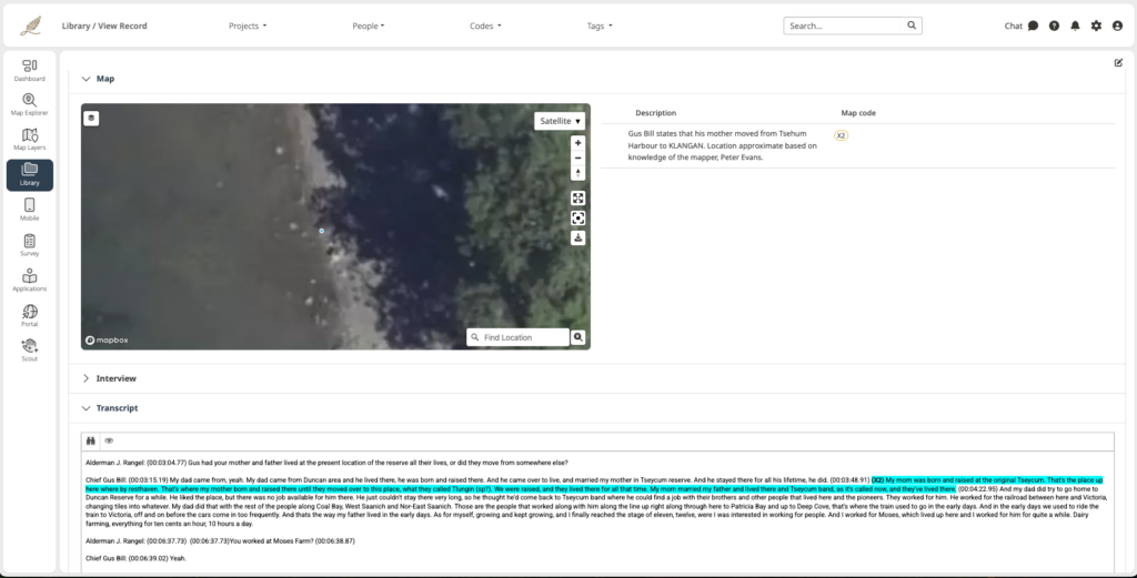 Webpage depicting how to link library items to other categories.